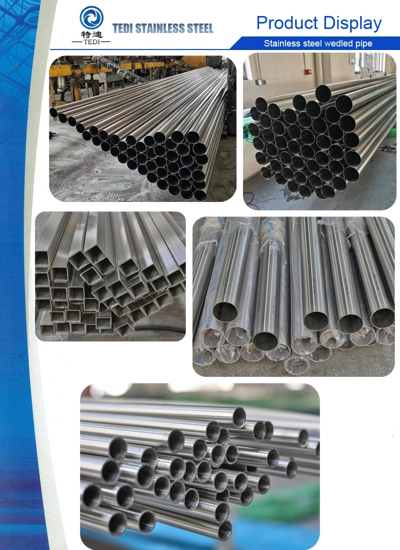 ASTM JIS DIN En ANSI 1 Inch Stainless Steel Pipe Sanitary Stainless Steel Welded Pipe
